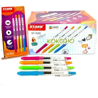 

Pulpen Gel Stark Kokoho Sweet Gel Pen 0.5mm Tinta Hitam isi 12 pcs