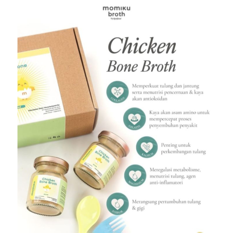 

Realfood Momiku Chicken Bone Broth ( Kaldu Ayam )
