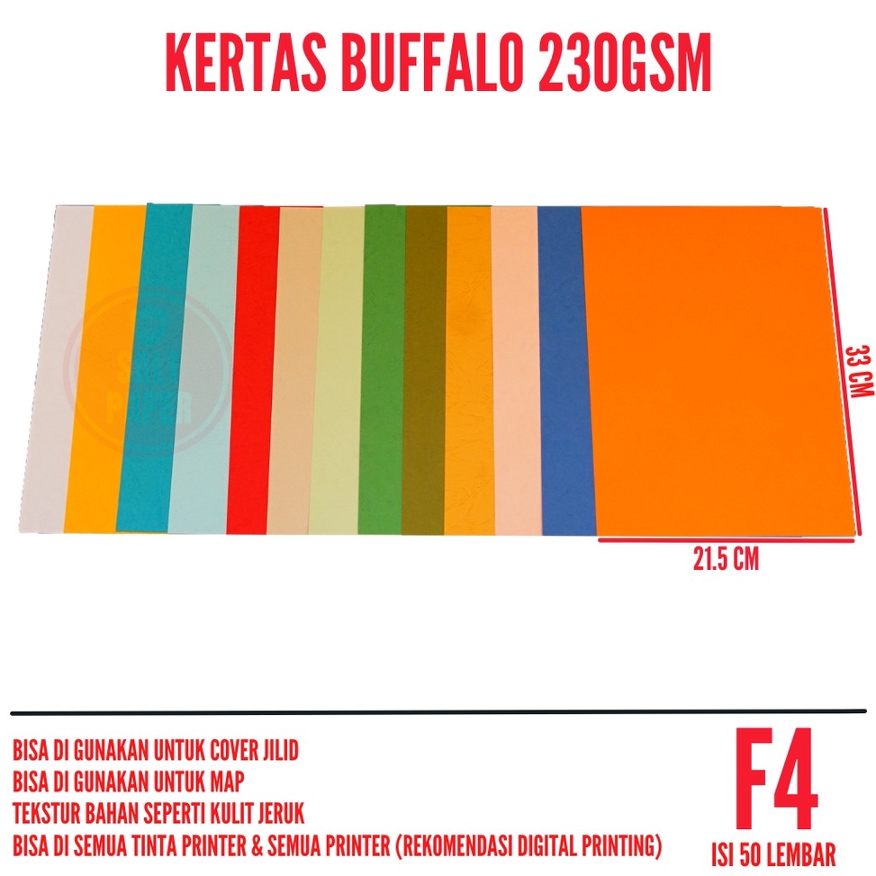 

z7 Ready Karton Buffalo F4 isi 5 lembar Kertas Jilid F4 G53