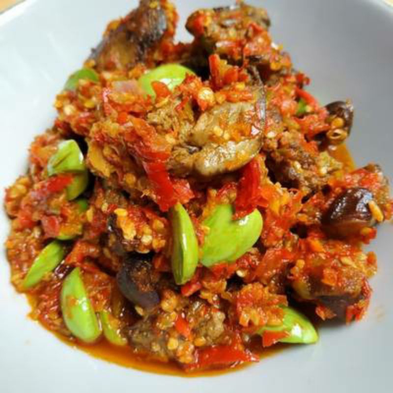 

sambal ati ampela pete