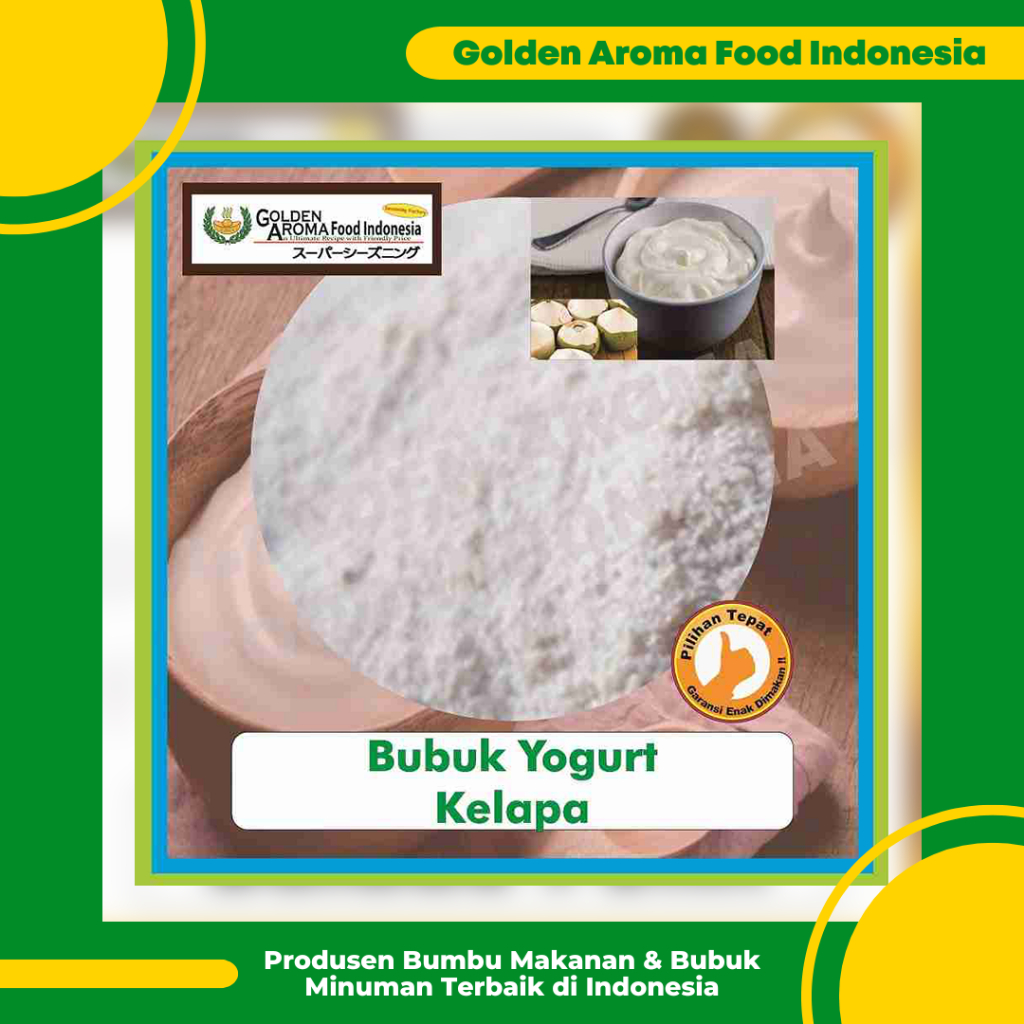 

Bubuk Minuman Yogurt Rasa Kelapa 1 Kg Serbuk Ice Youghurt Coconut 1Kg Drink Powder Jual Bubuk Es Krim Yogurt Cream Enak yang Bagus Terbaik GAFI Bukan Yoqueen Drip Greenfield Greek Garnier
