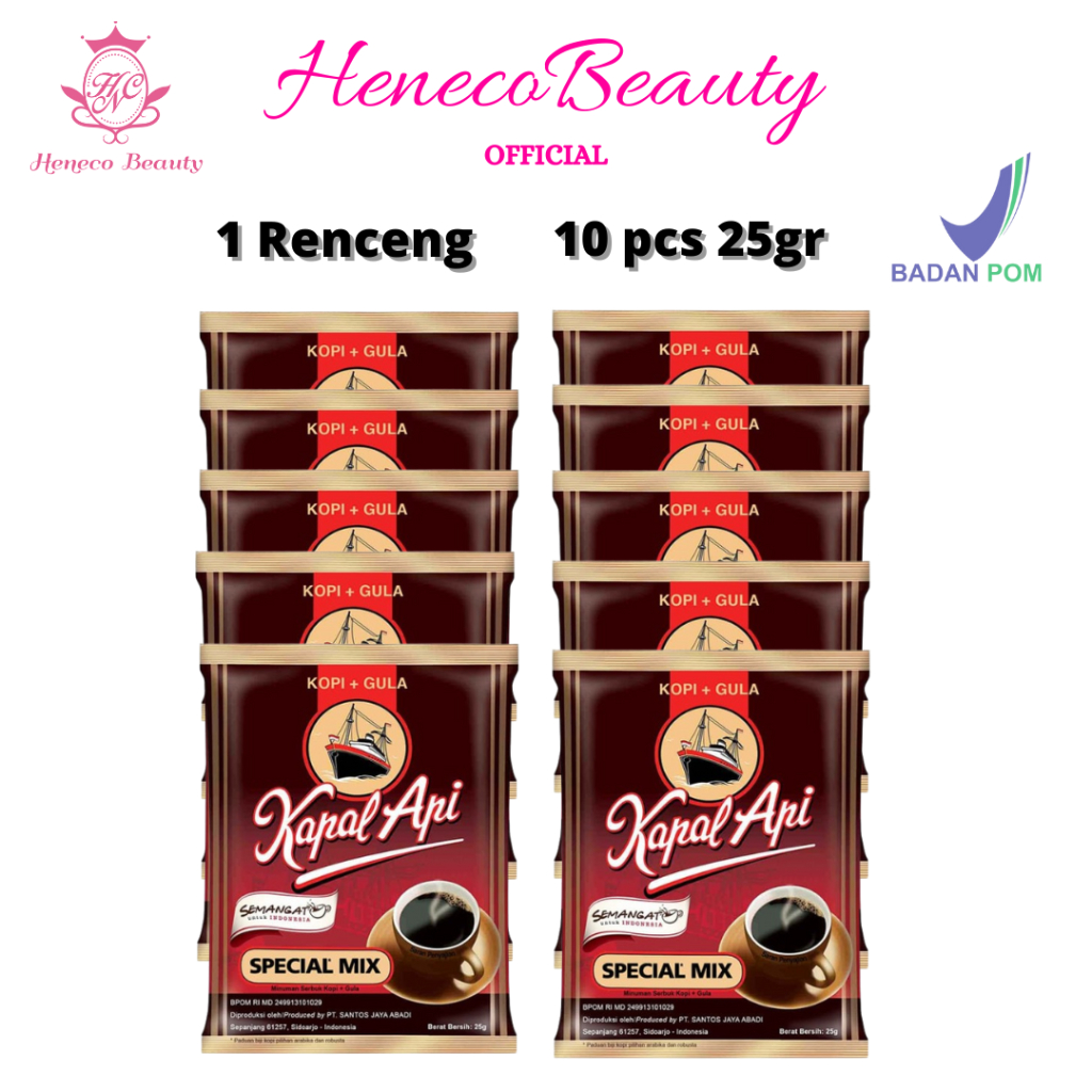 

KOPI KAPAL API Special Mix 23g Renceng Isi 10 Sachet (Jual Per Renceng)