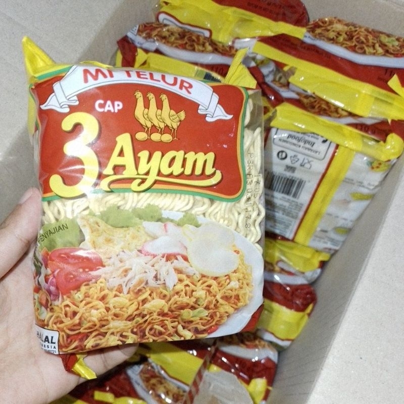 

Mie Telor 3 Ayam 110g | Gaga A1 mi telur eko