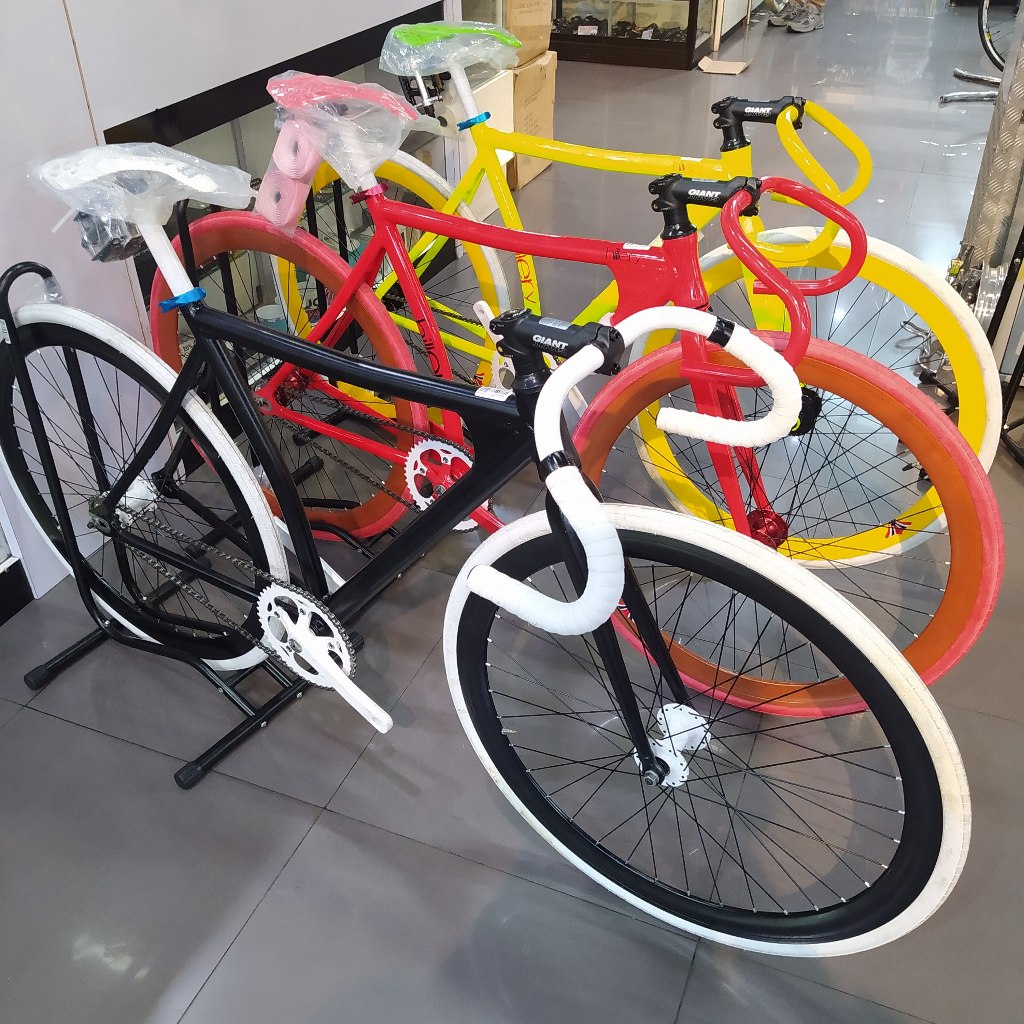 Sepeda Fixie Fixed Gear Fullbike Fixie Doltrap Bahan Alloy Aluminium Sepeda Urban