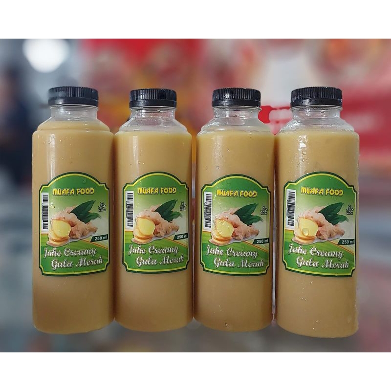 

jahe creamy gula merah botol 250 ml