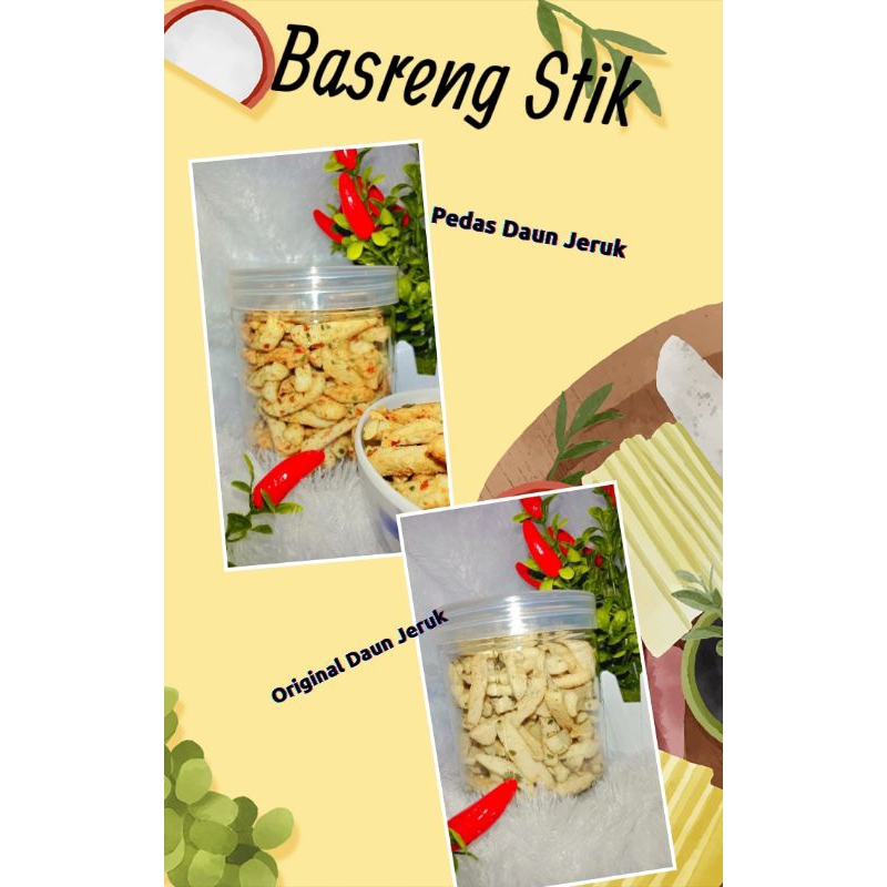 

Keripik Basreng asli Bandung Premium (stik/200gr)