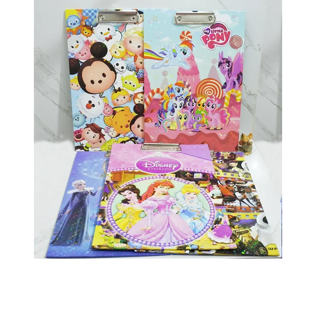 

(2 SISI GAMBAR) PAPAN DADA / CLIPBOARD / CLIP BOARD KARAKTER