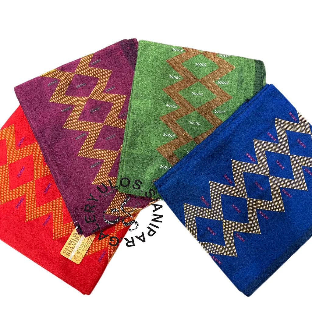 BAHAN MOTIF BUKA BULUH KARO - GALERI ULOS SIANIPAR. Tenun tangan asli