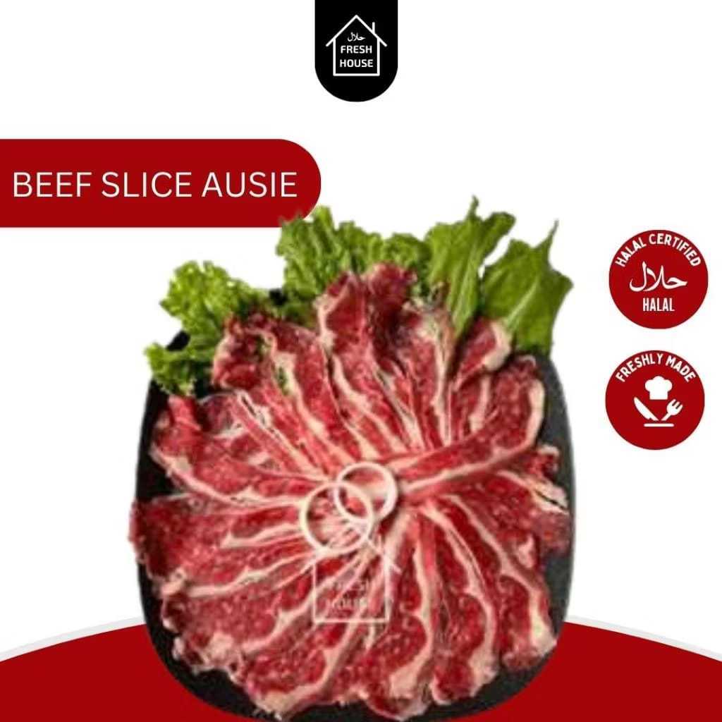 

BEEF SLICE AUS TANPA BUMBU DAN MARINASI 250G