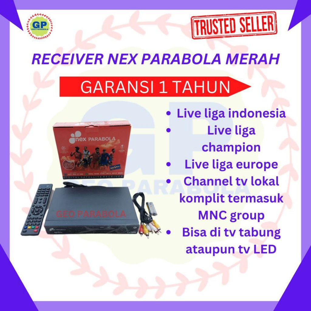 NEX RECEIVER NEX PARABOLA MERAH TERMURAH