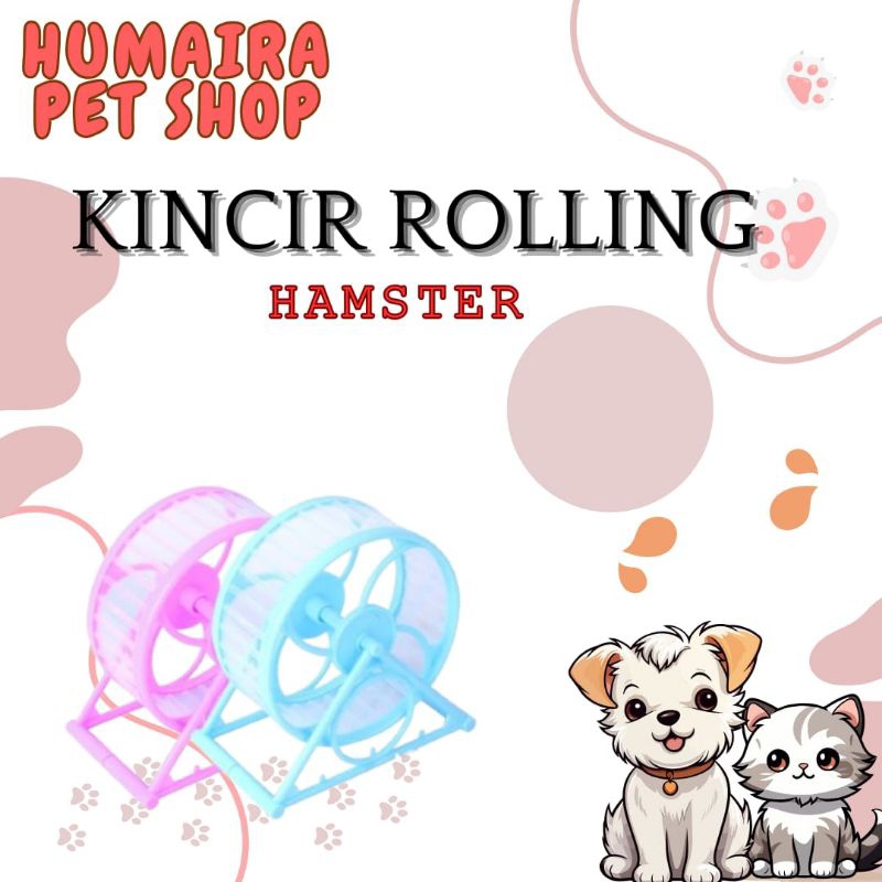 Mainan Kincir Rolling X8 Hamster