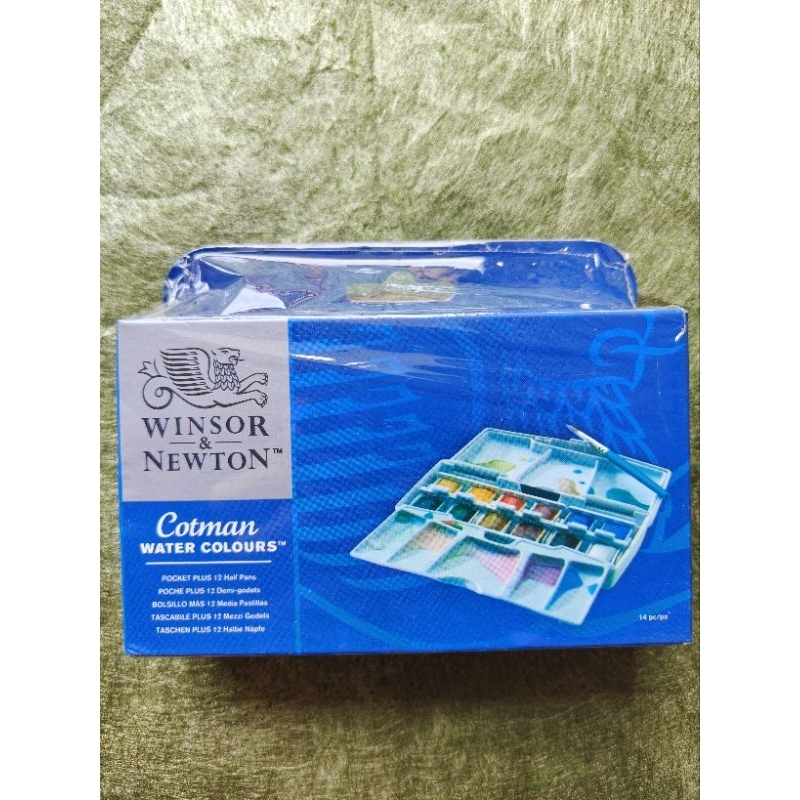 

winsor and newton watercolor set 12 warna| preloved watercolor