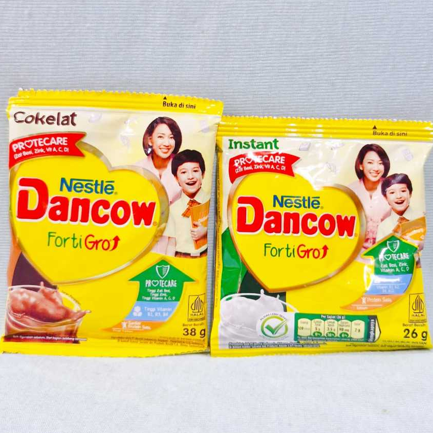 

Nestle Dancow FortiGro Cokelat / Instant Sachet (5 Sachet)