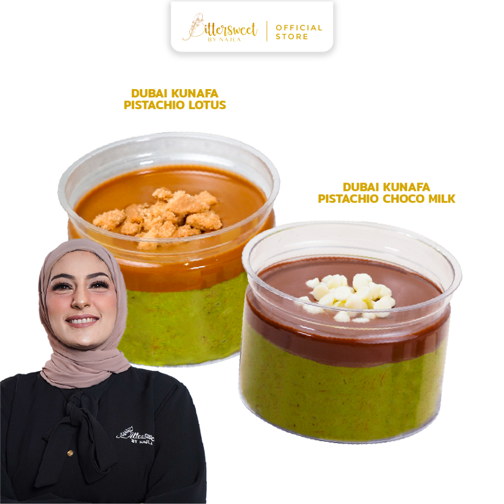 

[ Spesial Owner ] 2 Dubai Kunafa Pistachio ( Choco Milk + Lotus )