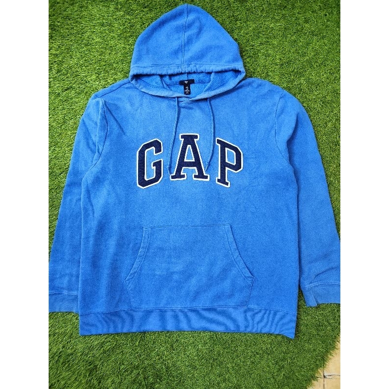 HOODIE GAP WARNA BIRU MUDA SECOND LIKE NEW