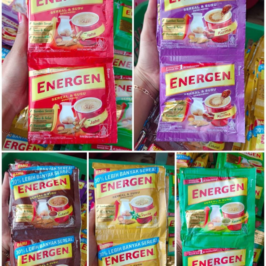 

Energen Aneka Variant Terlaris Termurah/Energen Susu Sereal 5 -10 pcs