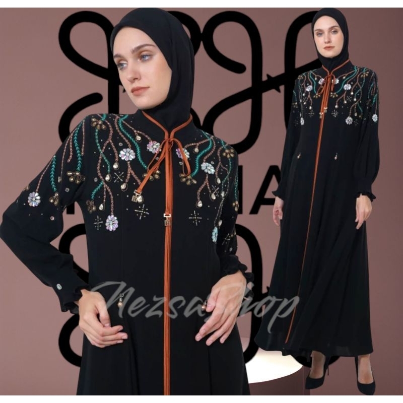 Abaya  HIKMAT A6683 Black Original**