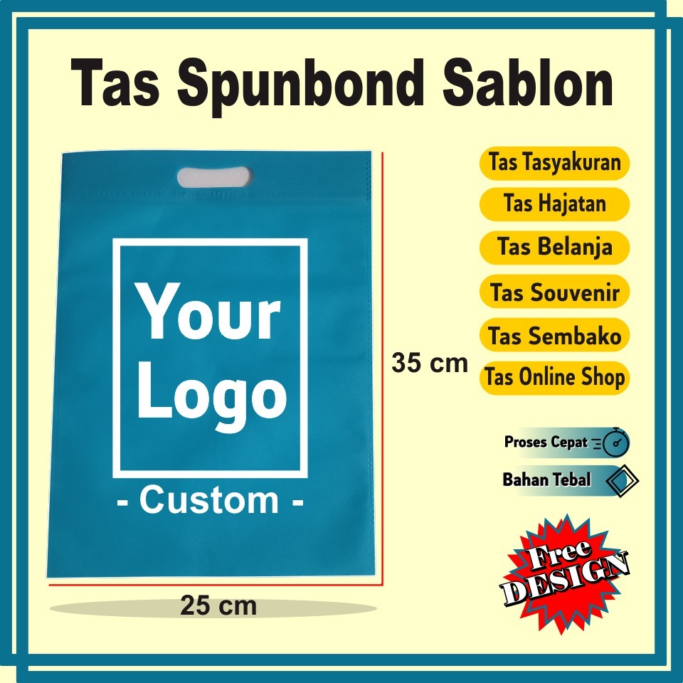 

Tas spunbond 25x35 sablon / tas oval 25x35 sablon / tas custom sablon / tas oleh - oleh haji / tas umroh / tas souvenir / tas hajatan / tas khitanan / tas ulang tahun / tas aqiqah / tas mengenang / tas hampers / tas sembako / tas tasyakuran