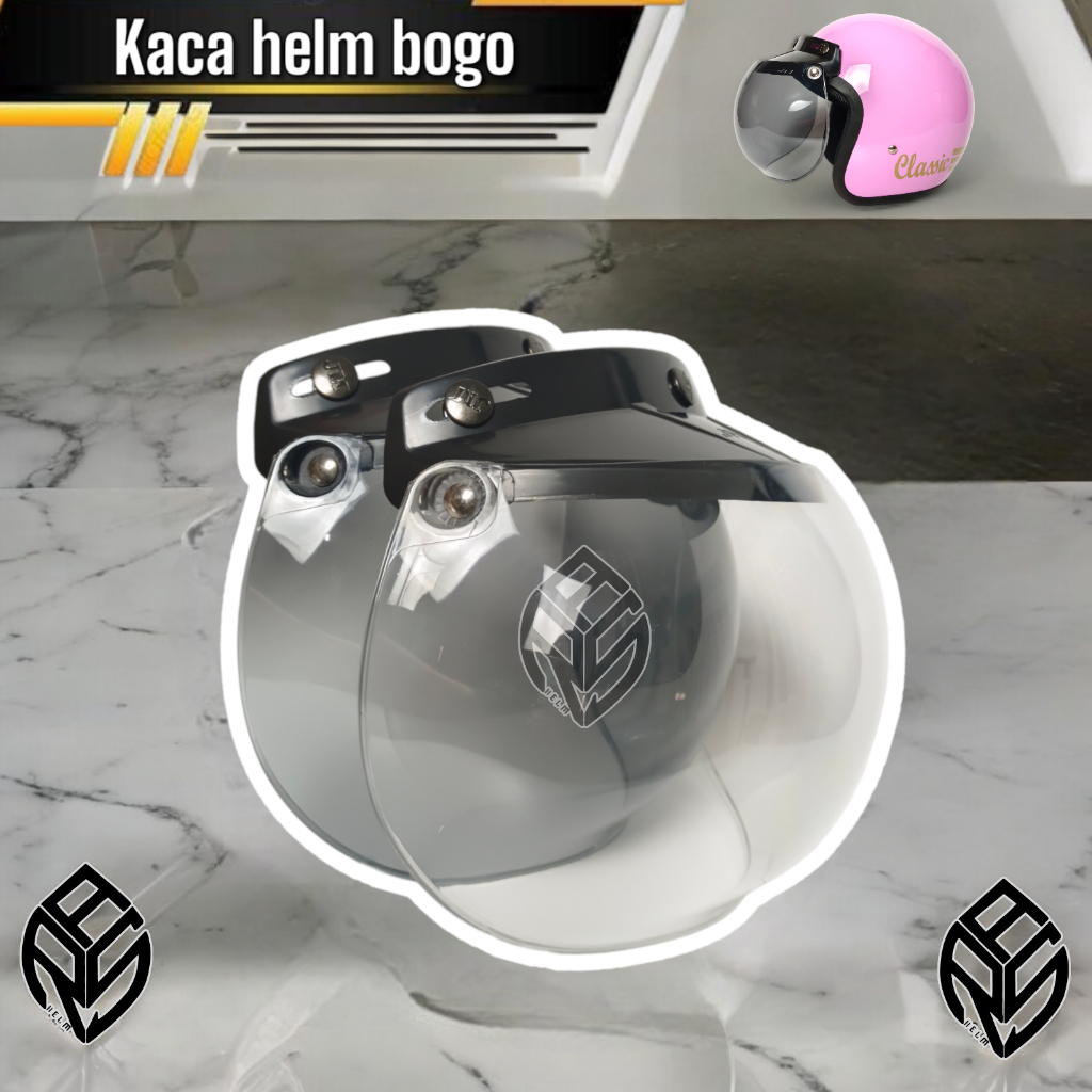 KACA HELM BOGO MODEL CEMBUNG|kaca bogo cembung