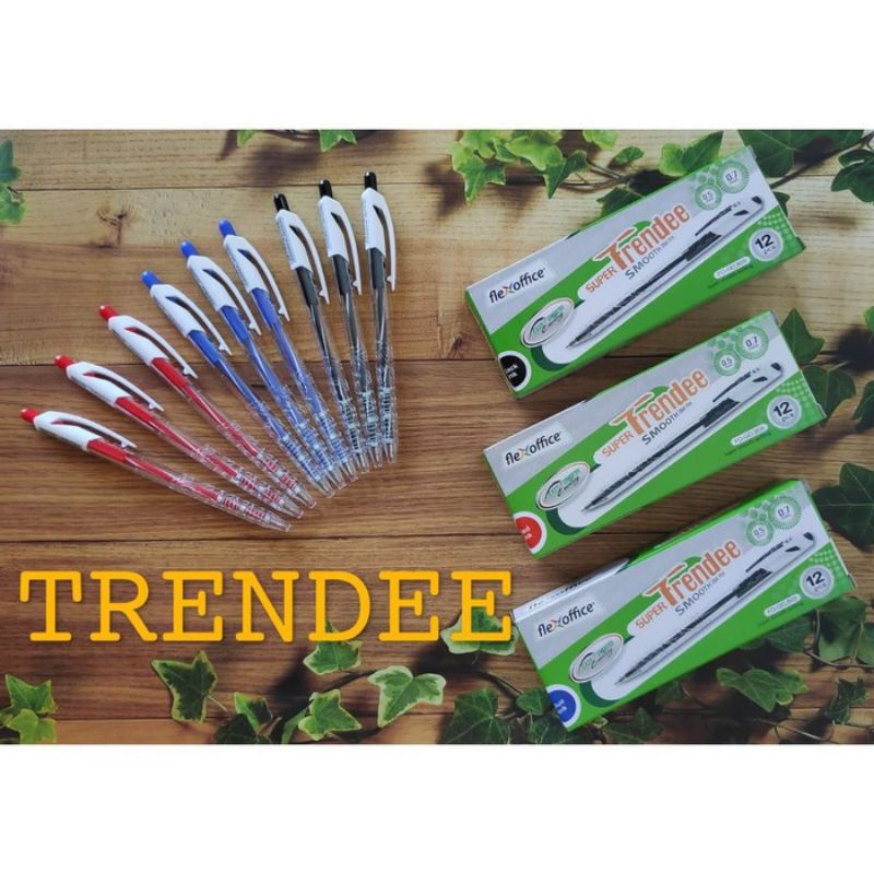 

Bolpoin trendee 0.6 mm hitam biru merah
