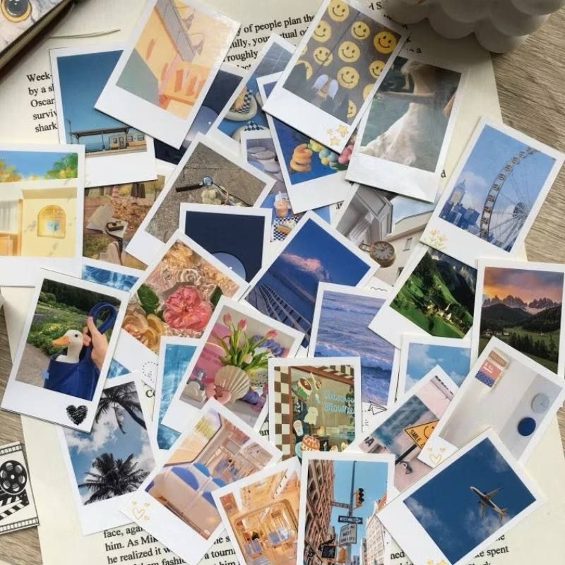 

32pcs MINI POLAROID STYLE STICKER / sticker polaroid / Deco Sticker Polaroid / aesthetic views sticker / journaling sticker / sticker deco / polaroid sticker set / album deco sticker / journaling kit sticker