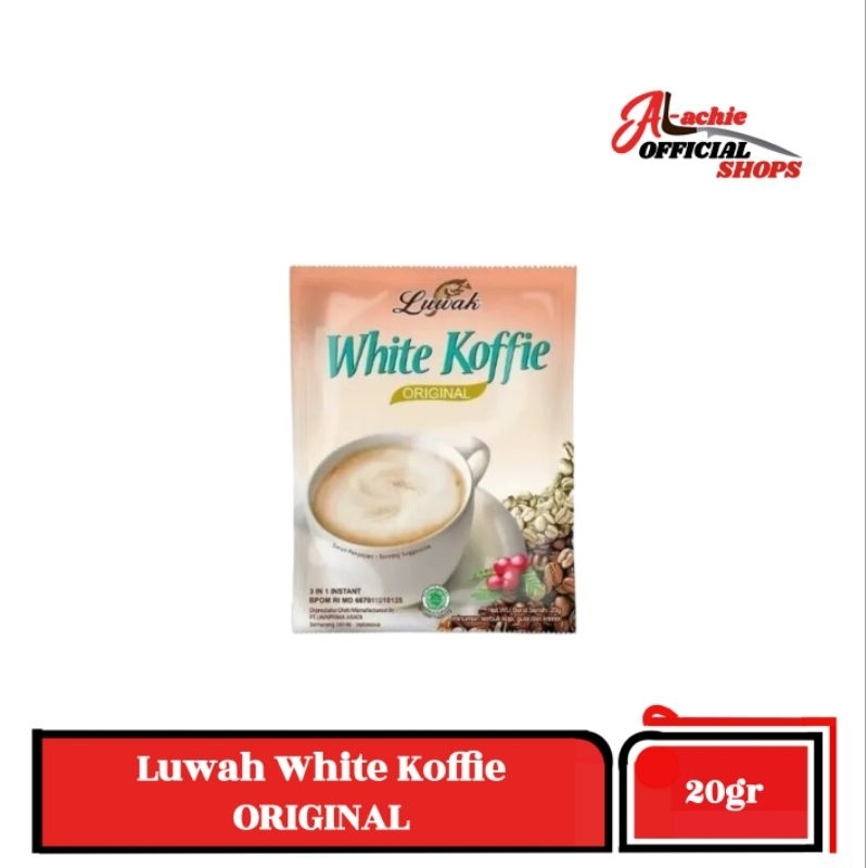 

Luwak White Koffie Original 20gr