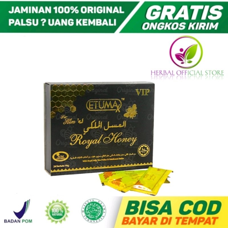 

Etumax ROYAL HONEY VIP 1 BOX ISI 24 SACHET