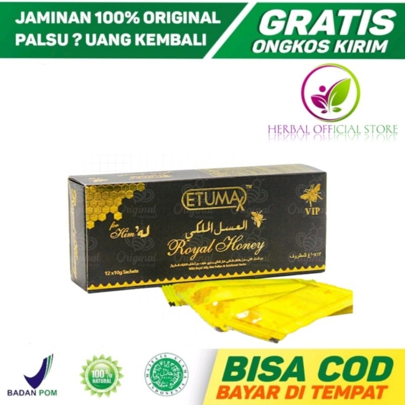 

ETUMAX VITAL HONEY VIP 1 BOX ISI 12 SACHET