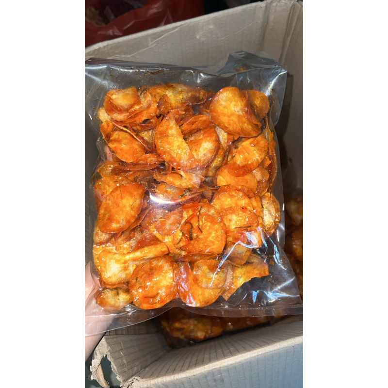 

KERIPIK SINGKONG PEDAS MANIS ISI 500gr