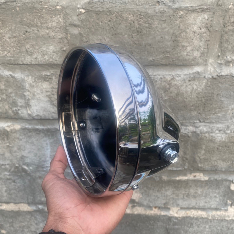 Ring Lampu Ninja SS Batok Lampu Ninja R Reflektor Lampu Depan Ninja SS Ring Besi Lampu Depan Ninja