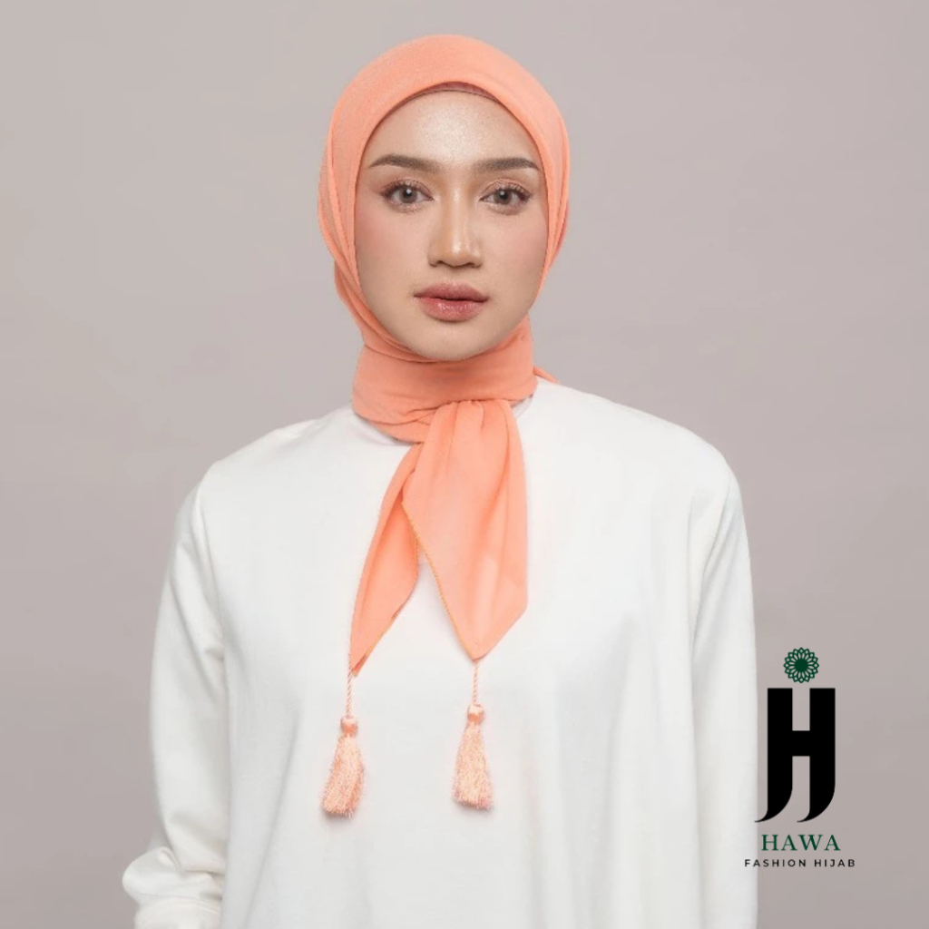 Hijab Segi Empat Paris Tassel Premium || Jilbab Paris Tassel Polos || Kerudung Paris Tassel