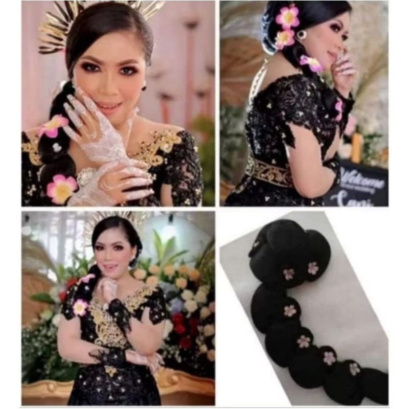 sanggul bali ekor panjang