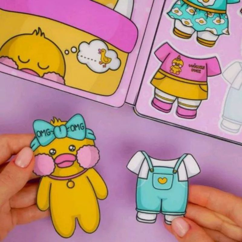 PAPER QUIET BOOK DUCK HOUSE / MAINAN BP ANAK EDUKATIF