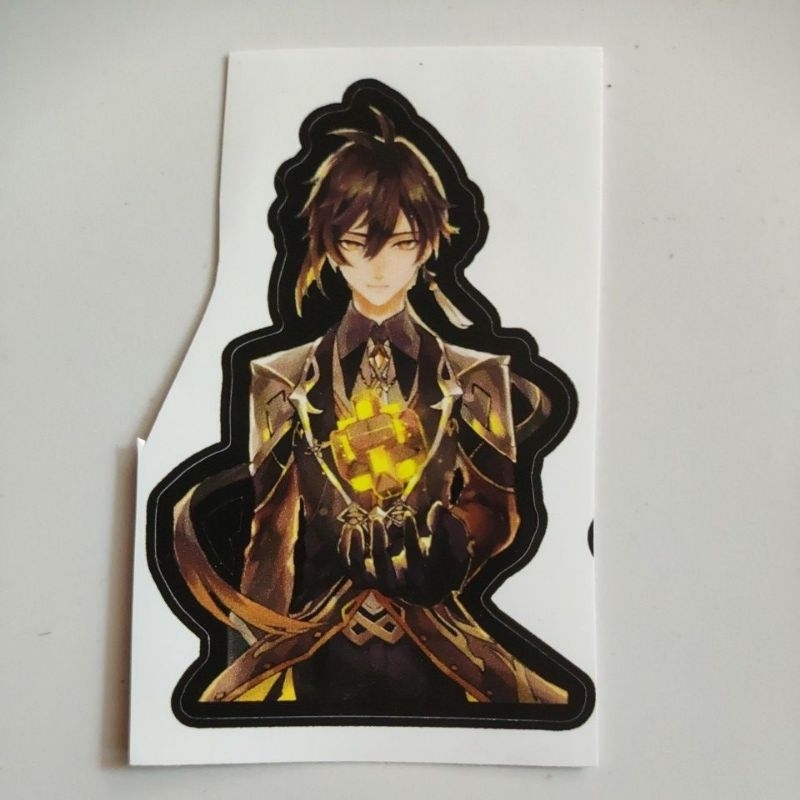 

Stiker cutting laser Genshin impact Zhongli