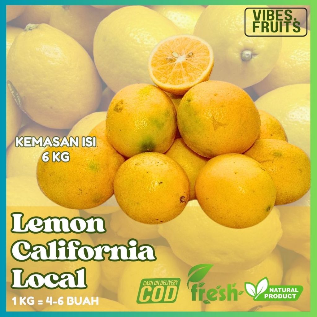 

Lemon California Lokal 6 Kg By Vibes Fruits