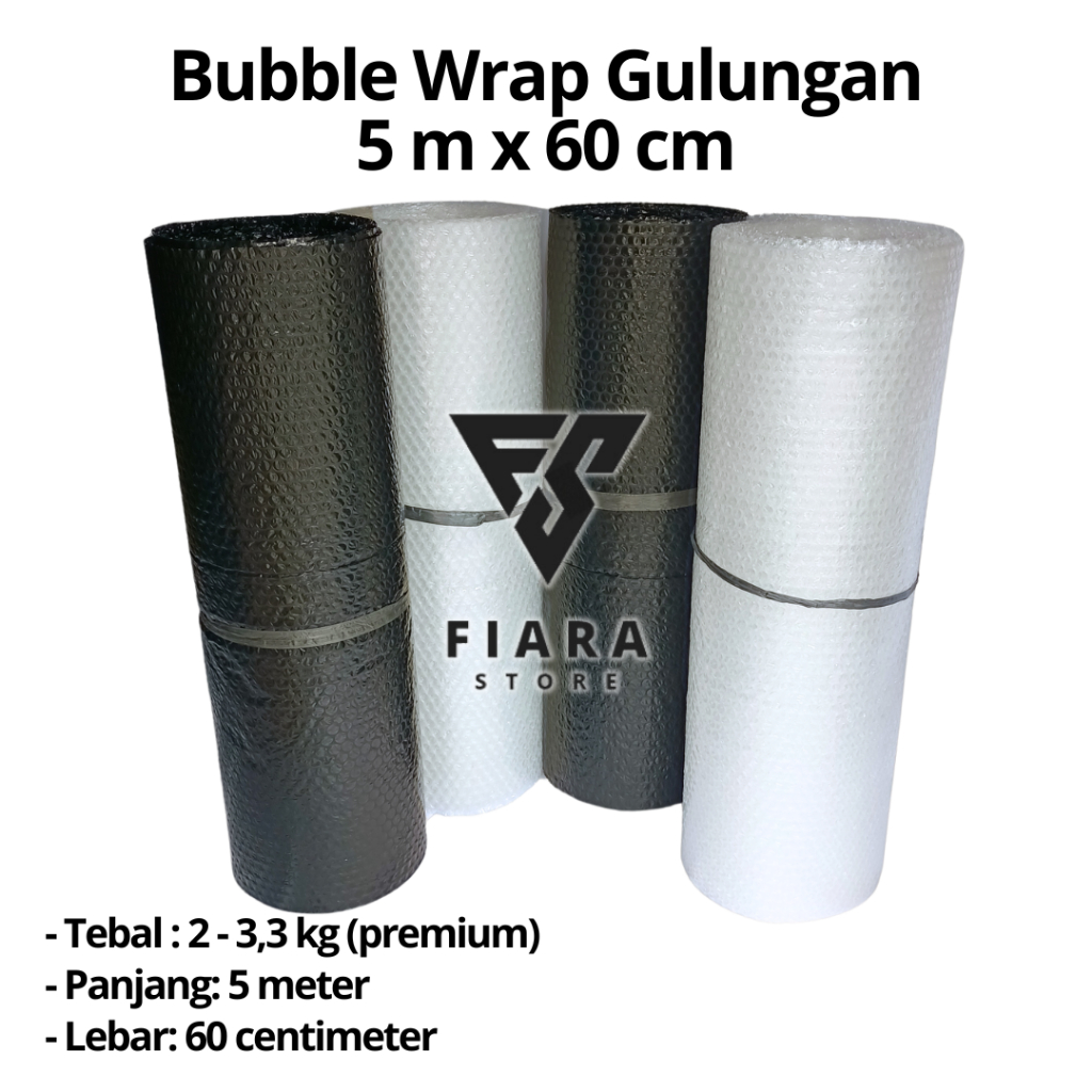 

Bubble Wrap Gulungan Kecil 5 m x 60 cm