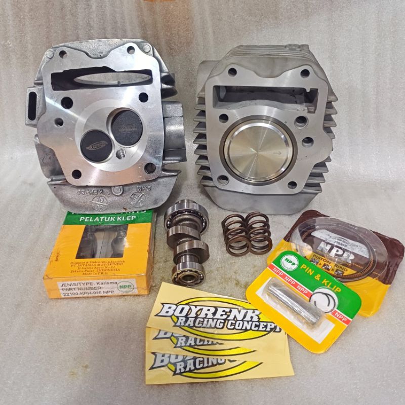 PAKET BORE UP KHARISMA SUPRA X 125 KARBU 180CC-BOYRENK RACING