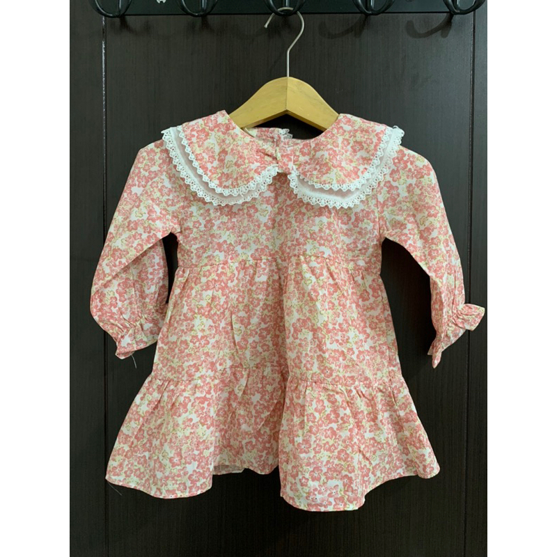 Preloved dress bunga anak/ dress flower/ dress pesta