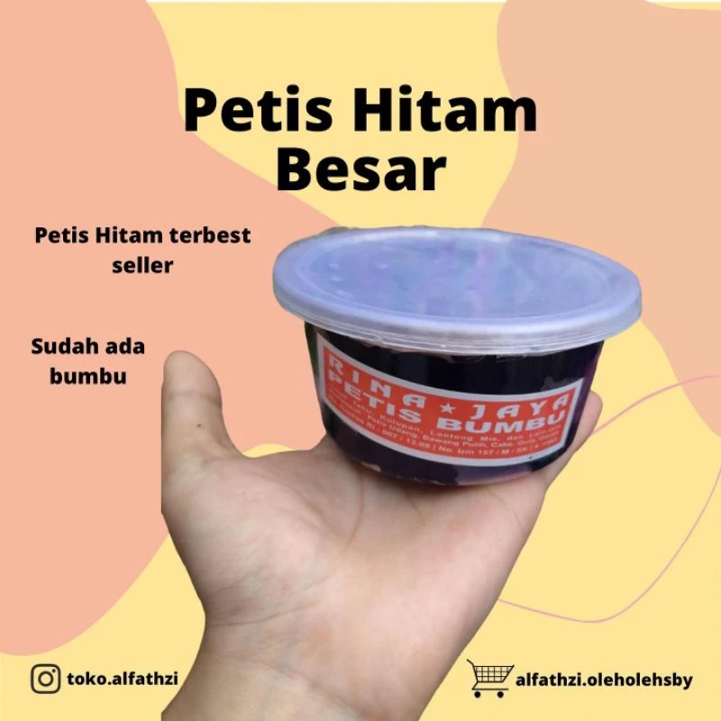 

Bumbu Rujak Cingur Petis Hitam Berat 150gram