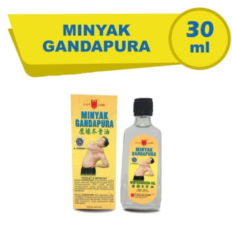 Minyak Gandapura 30mL / Minyak pijat gandapura / minyak urut Gandapura