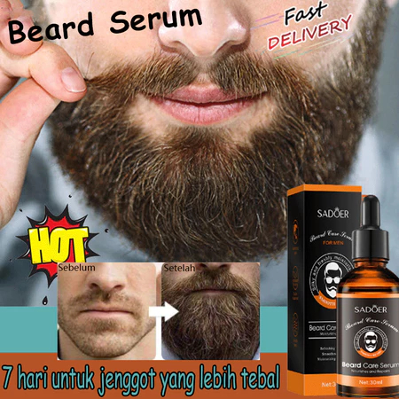 Penumbuh Brewok Beard Serum 30ml Penumbuh Kumis Pria Penumbuh Brewok Cepat Beard Serum Penumbuh Jamb