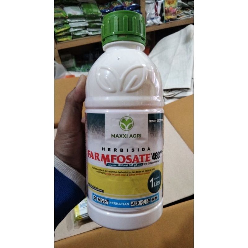 Herbisida Farmfosate 480 SL 1 Liter Pembasmi Rumput Sampai Akar