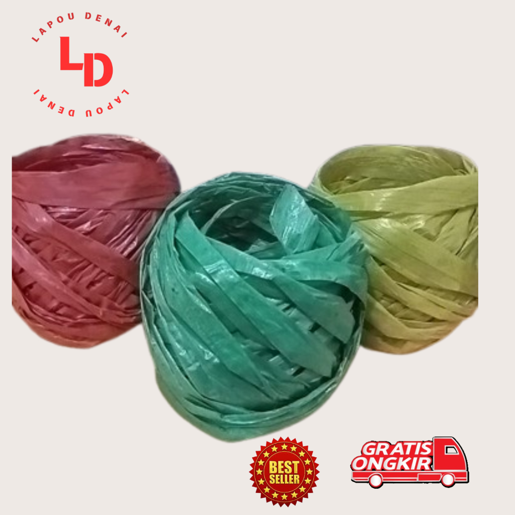 

1 PCS TALI Plastik Tali Rafia tali Rapiya Murah