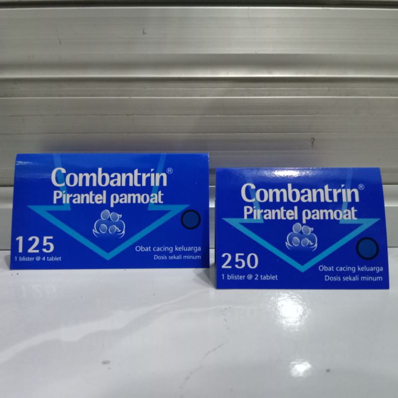 Combantrin 250 / 125 mg Strip - obat cacing anak dan dewasa