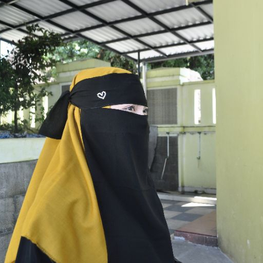 Cadar Niqab bandana Swarovski Love niqab hias permata love cadar swarovski love ceruty babydoll prem