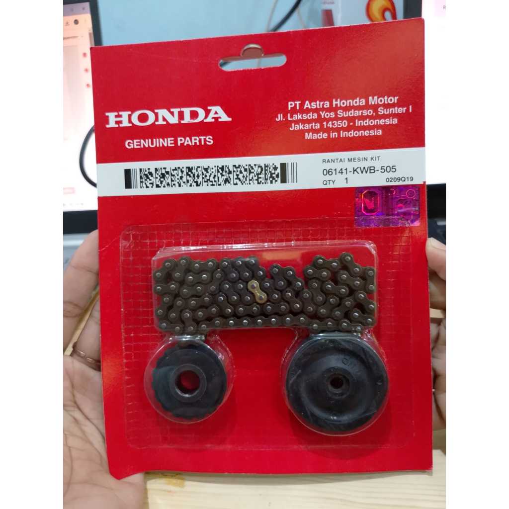 RANTAI KETENG KWB UNTUK MOTOR HONDA BLADE 110/REVO 110 (06141-KWB-505)