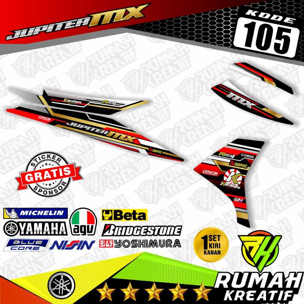 Decal Sticker Striping Variasi Jupiter Mx New/Decal Jupiter mx/Striping Jupiter mx new