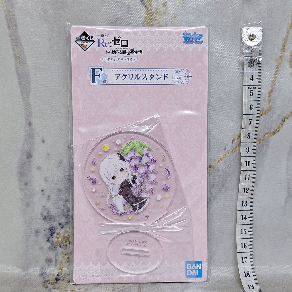 Re Zero Echidna Acrylic Stand Ichiban Kuji F Prize Akrilik 7 cm Dreaming Of The Future Story