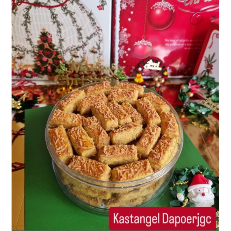 

Kastangel Cheese / Kue Kering keju 500gr