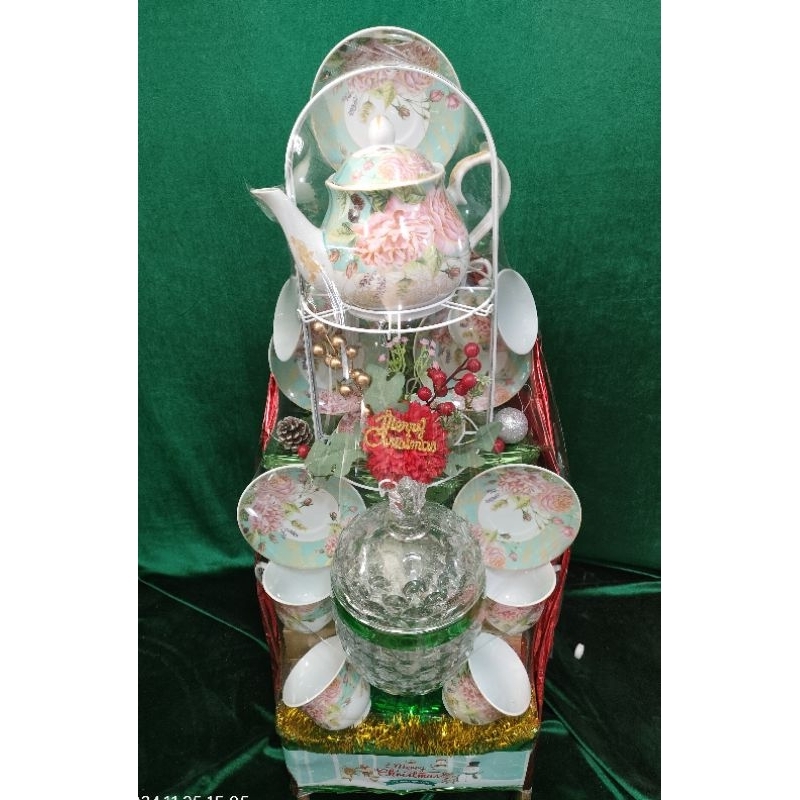 

Parcel Natal Teko Teaset Christmas Hampers Parsel Kado Tea Set Cangkir